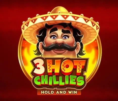 Official Slots logo: 3 Hot Chillies by 3 Oaks Gaming at ESC Casino