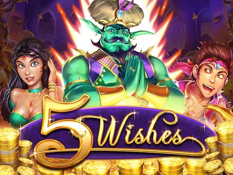 5 Wishes slot visual from Pragmatic Play available on esc-onlinecasino.pt