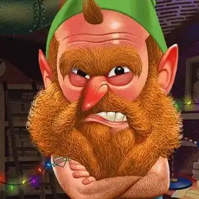 Angry Elf Christmas Miner online game logo by Gaming Corps on esc-onlinecasino.pt