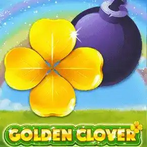 Golden Clover online game logo by Onlyplay on esc-onlinecasino.pt