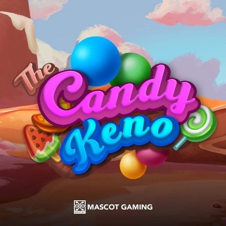 The Candy Keno slot icon by Mascot Gaming, available at ESC Casino