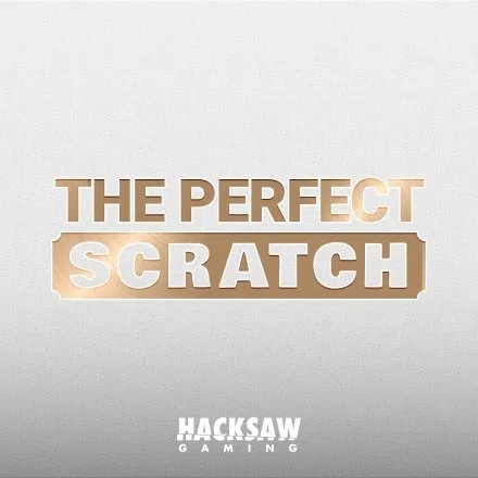 The Perfect Scratch slot logo by Hacksaw Gaming at ESC Casino